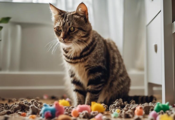 cat pooping outside litter box