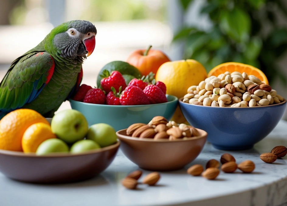 what to feed a parrot