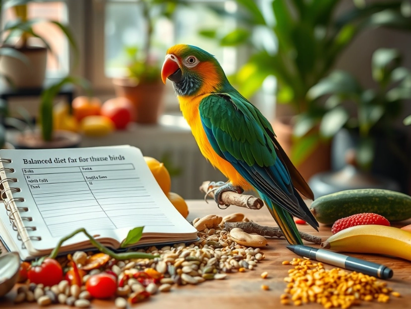 what to feed a parrot
