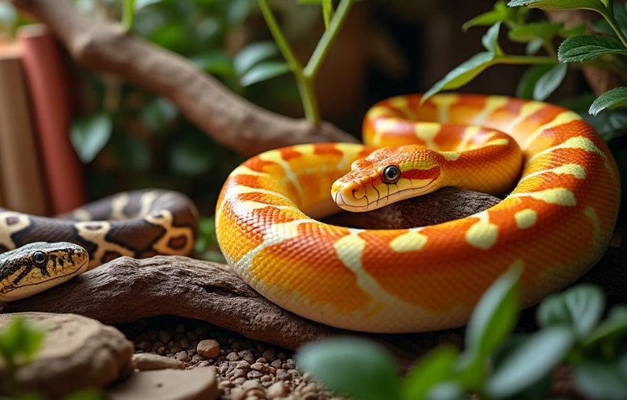 snake enclosure setup