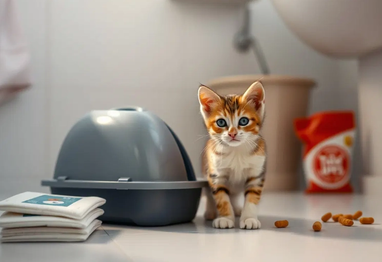 kitten not using litter box
