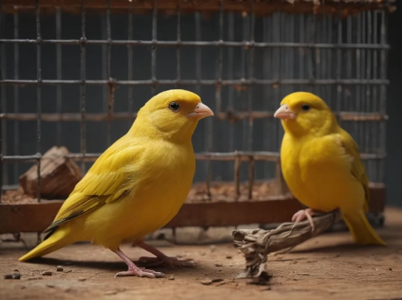 female canary care