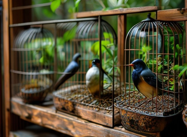 automatic bird cage cleaner
