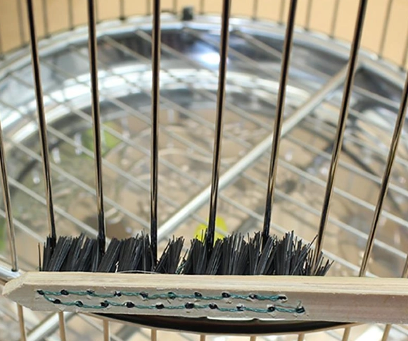 how to clean a bird cage