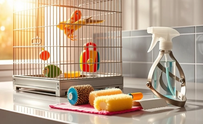 bird cage cleaning hacks