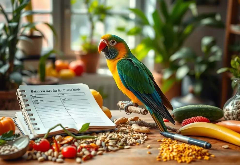 what to feed a parrot