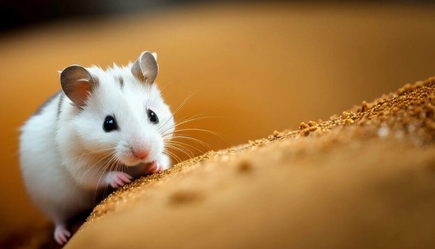 setting up hamster cage