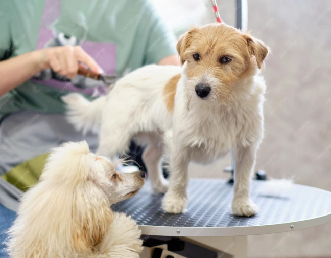 how to groom a dog safely