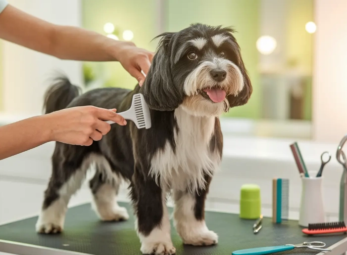 step by step dog grooming