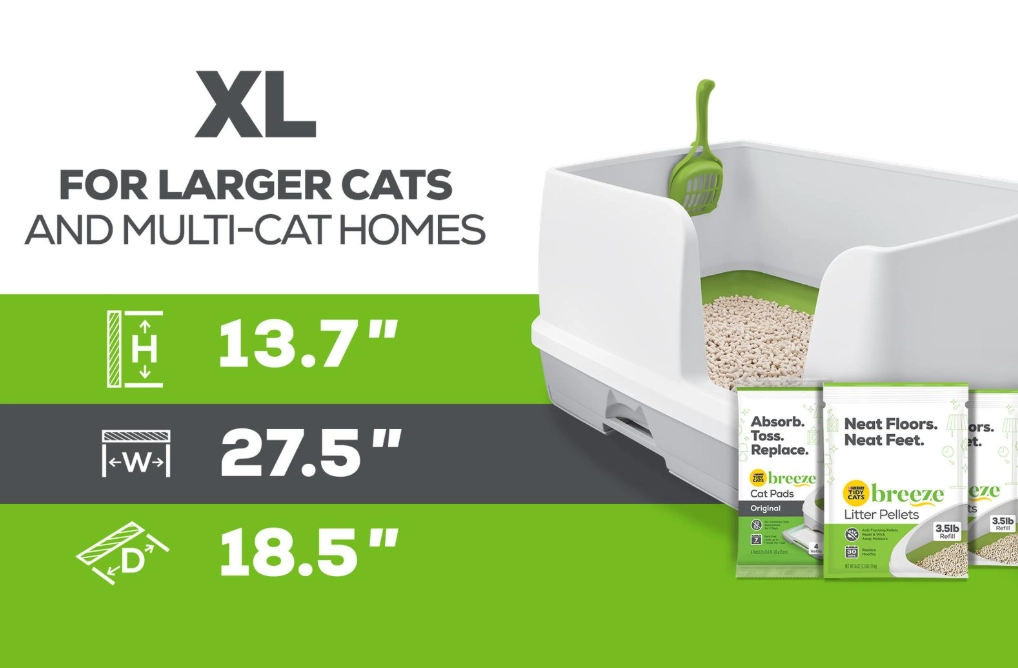 Breeze cat litter system