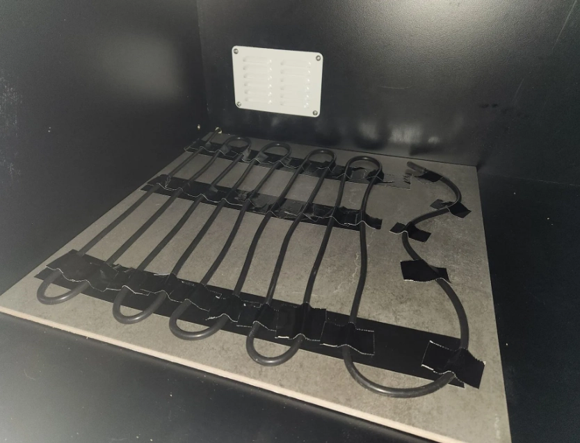 reptile heating setup